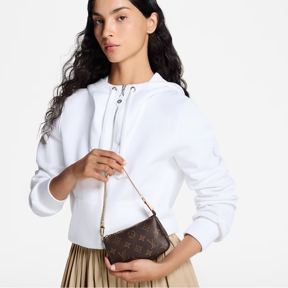 Louis Vuitton Mini Pochette Accessoires; Preloved, Like New!